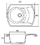 Мойка кухонная GranFest Rondo GF-R650L