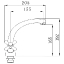 Смеситель для раковины Raiber Classic R2004 с двумя рукоятками