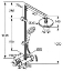 Душевая стойка Kludi Zenta dual shower system 6609105-00