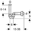 Сифон для биде Geberit 151.108.21.1