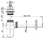 Сифон для раковины AlcaPlast A437