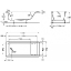 Акриловая ванна Roca Easy 170x75 см ZRU9302899