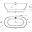 Акриловая ванна Ravak Freedom 169х80 отдельностоящая XC00100020