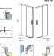 Душевая дверь в нишу Radaway Idea DWJ 120, прав. 387016-01-01R