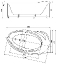 Акриловая ванна Акватек Бетта 170, прав.