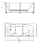 Акриловая ванна Акватек Оберон 160