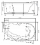 Акриловая ванна Акватек Таурус, прав.