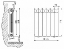 Радиатор водяной биметаллический Rifar Base 500 7 секций