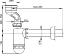 Сифон для писсуара AlcaPlast A45A